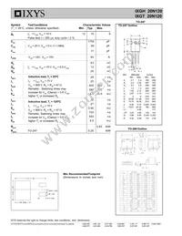 IXGT20N120 Datasheet Page 2