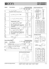 IXGT20N60BD1 Datasheet Page 2