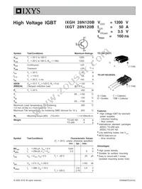 IXGT28N120B Datasheet Cover