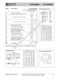 IXGT30N60B Datasheet Page 2
