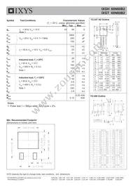 IXGT60N60B2 Datasheet Page 2