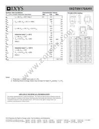 IXGT6N170AHV Datasheet Page 2