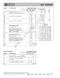 IXGX40N60BD1 Datasheet Page 2