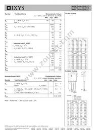 IXGX50N60B2D1 Datasheet Page 2