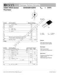 IXHH40N150HV Datasheet Cover