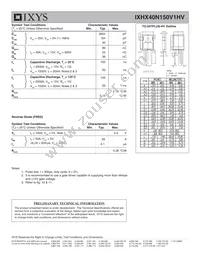 IXHX40N150V1HV Datasheet Page 2