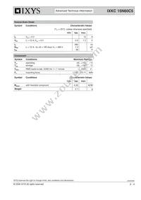 IXKC15N60C5 Datasheet Page 2