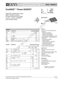 IXKC19N60C5 Datasheet Cover