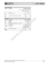 IXKC19N60C5 Datasheet Page 2