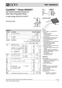 IXKF40N60SCD1 Datasheet Cover