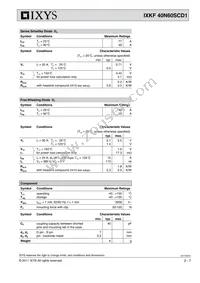 IXKF40N60SCD1 Datasheet Page 2