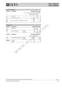 IXKH24N60C5 Datasheet Page 2