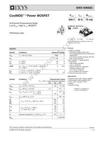 IXKN40N60C Datasheet Cover