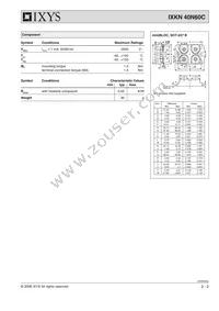 IXKN40N60C Datasheet Page 2
