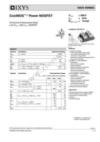 IXKN45N80C Datasheet Cover