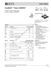 IXKN75N60C Datasheet Cover