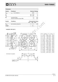 IXKN75N60C Datasheet Page 2