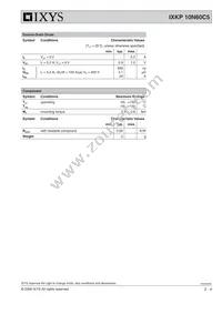 IXKP10N60C5 Datasheet Page 2