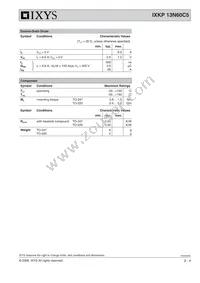 IXKP13N60C5 Datasheet Page 2