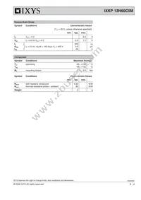 IXKP13N60C5M Datasheet Page 2