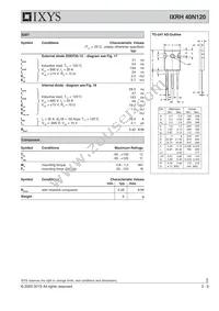 IXRH40N120 Datasheet Page 2