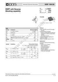 IXRP15N120 Datasheet Cover