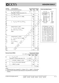 IXSH25N120AU1 Datasheet Page 2