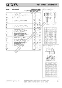 IXSH45N100 Datasheet Page 2