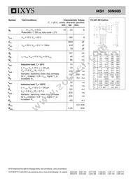 IXSH50N60B Datasheet Page 2