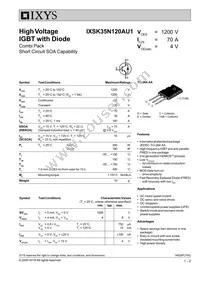 IXSK35N120AU1 Datasheet Cover