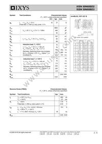 IXSN50N60BD3 Datasheet Page 2