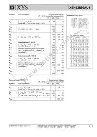 IXSN52N60AU1 Datasheet Page 2