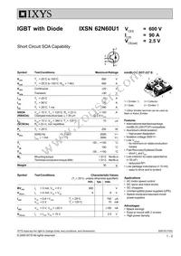 IXSN62N60U1 Cover