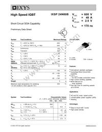 IXSP24N60B Cover