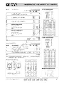IXST30N60CD1 Datasheet Page 2