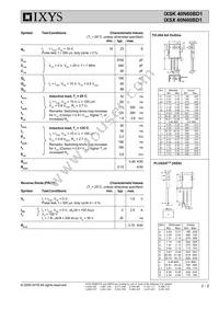 IXSX40N60BD1 Datasheet Page 2