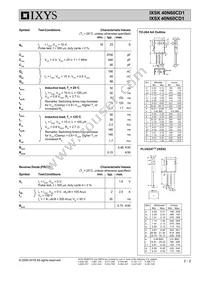 IXSX40N60CD1 Datasheet Page 2