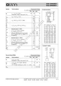 IXSX50N60BD1 Datasheet Page 2