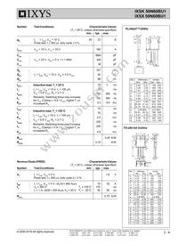 IXSX50N60BU1 Datasheet Page 2