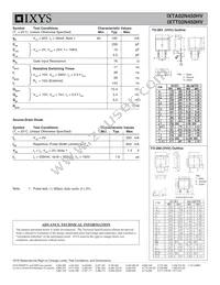 IXTA02N450HV Datasheet Page 2