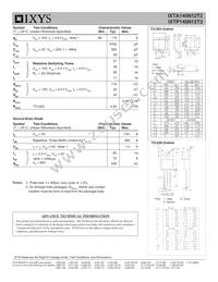 IXTA140N12T2 Datasheet Page 2
