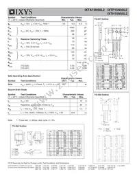 IXTA15N50L2 Datasheet Page 2