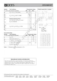 IXTA160N10T7 Datasheet Page 2