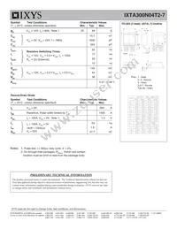 IXTA300N04T2-7 Datasheet Page 2