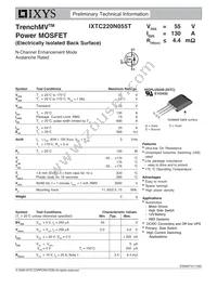 IXTC220N055T Datasheet Cover