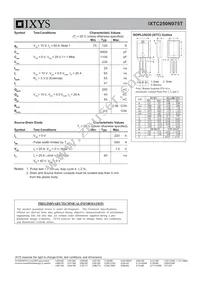IXTC250N075T Datasheet Page 2