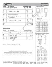 IXTC36P15P Datasheet Page 2