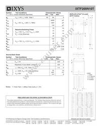 IXTF200N10T Datasheet Page 2