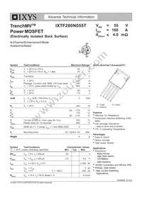 IXTF280N055T Datasheet Cover