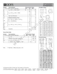 IXTH02N450HV Datasheet Page 2